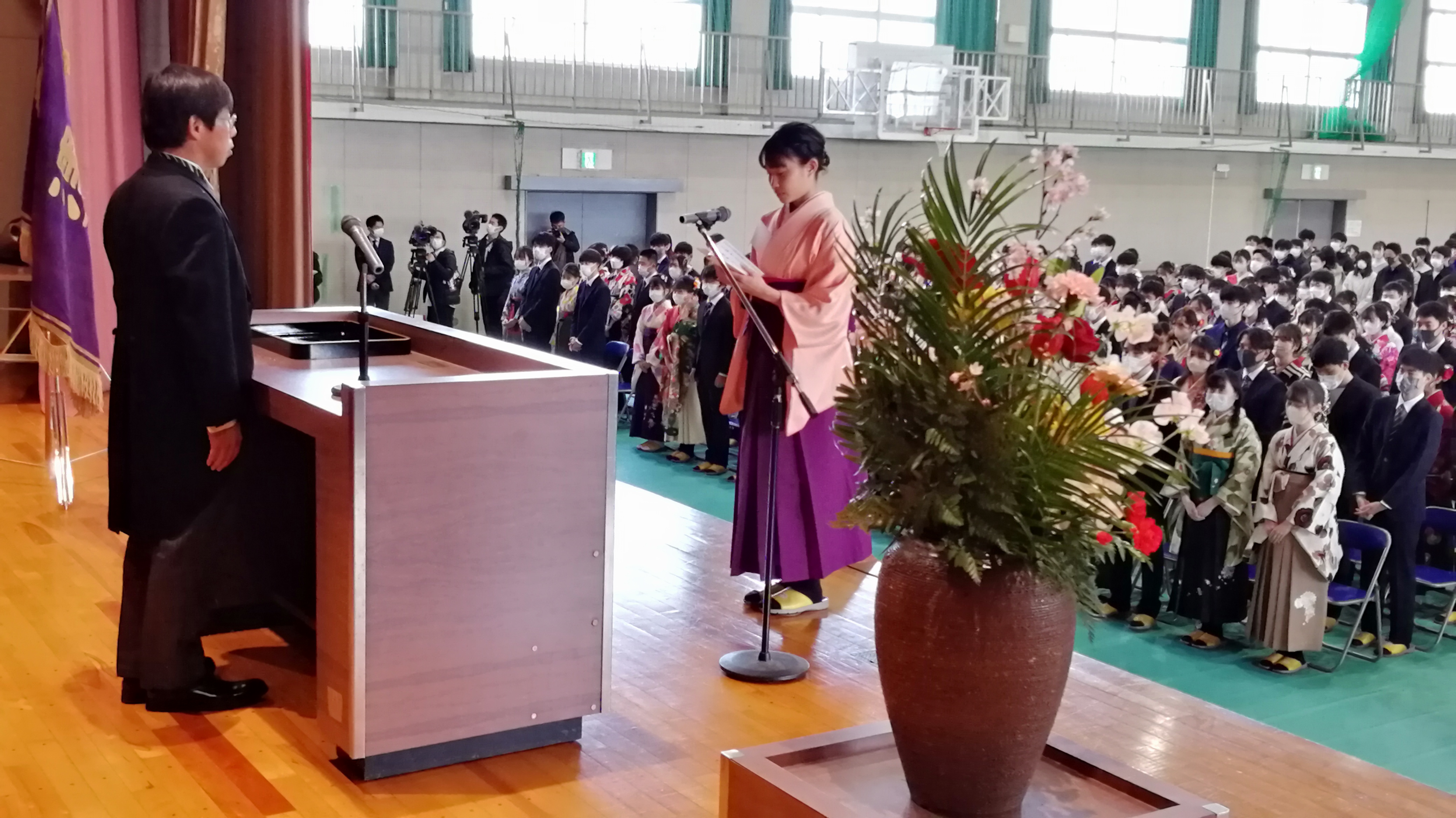 第75回卒業証書授与式を挙行しました。 | 行事 | トピックス | 三重