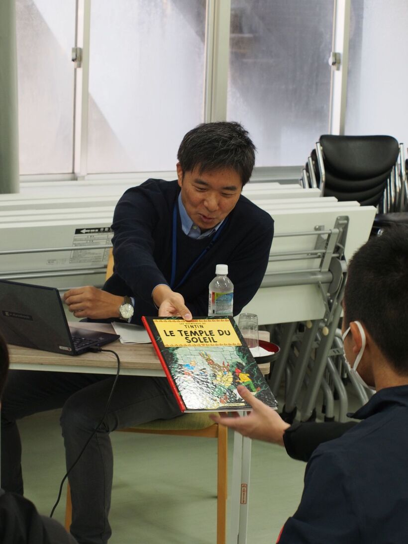 「タンタンの冒険」のフランス語版を紹介